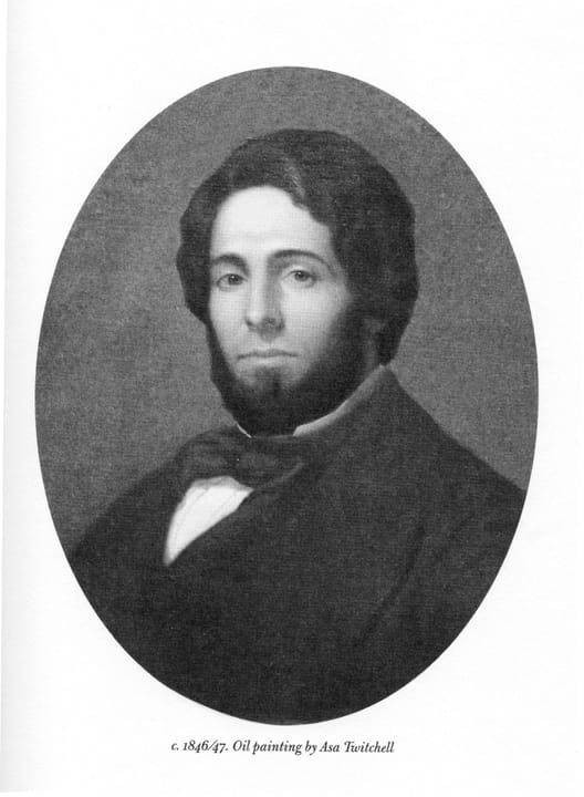 Portrait or photograph of Herman Melville: Oil Painting of Herman Melville in 1846/7.