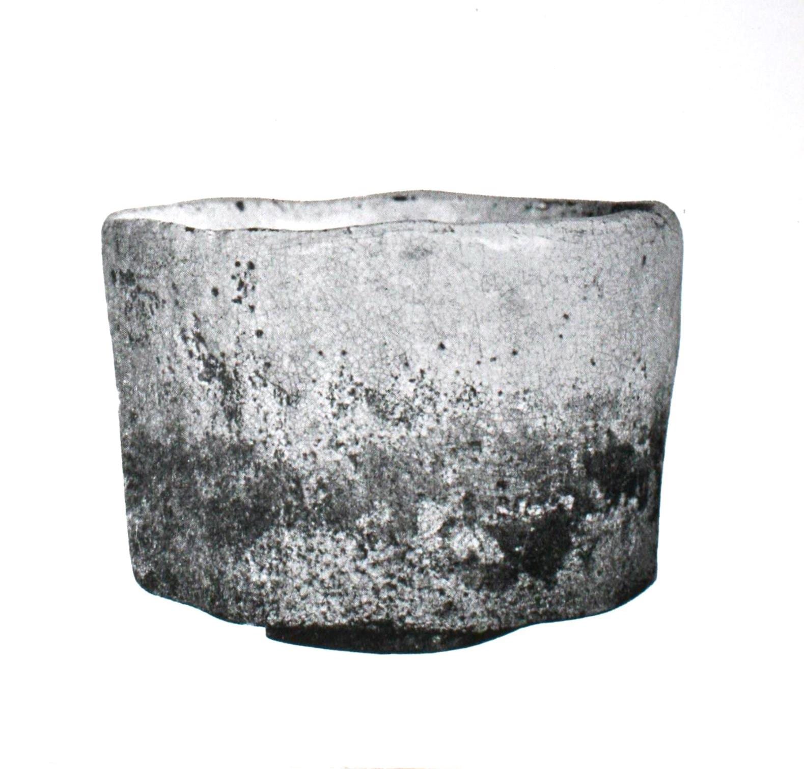 Portrait or photograph of Honami Koetsu: White RAKU BOWL KOETSU FUJISAN