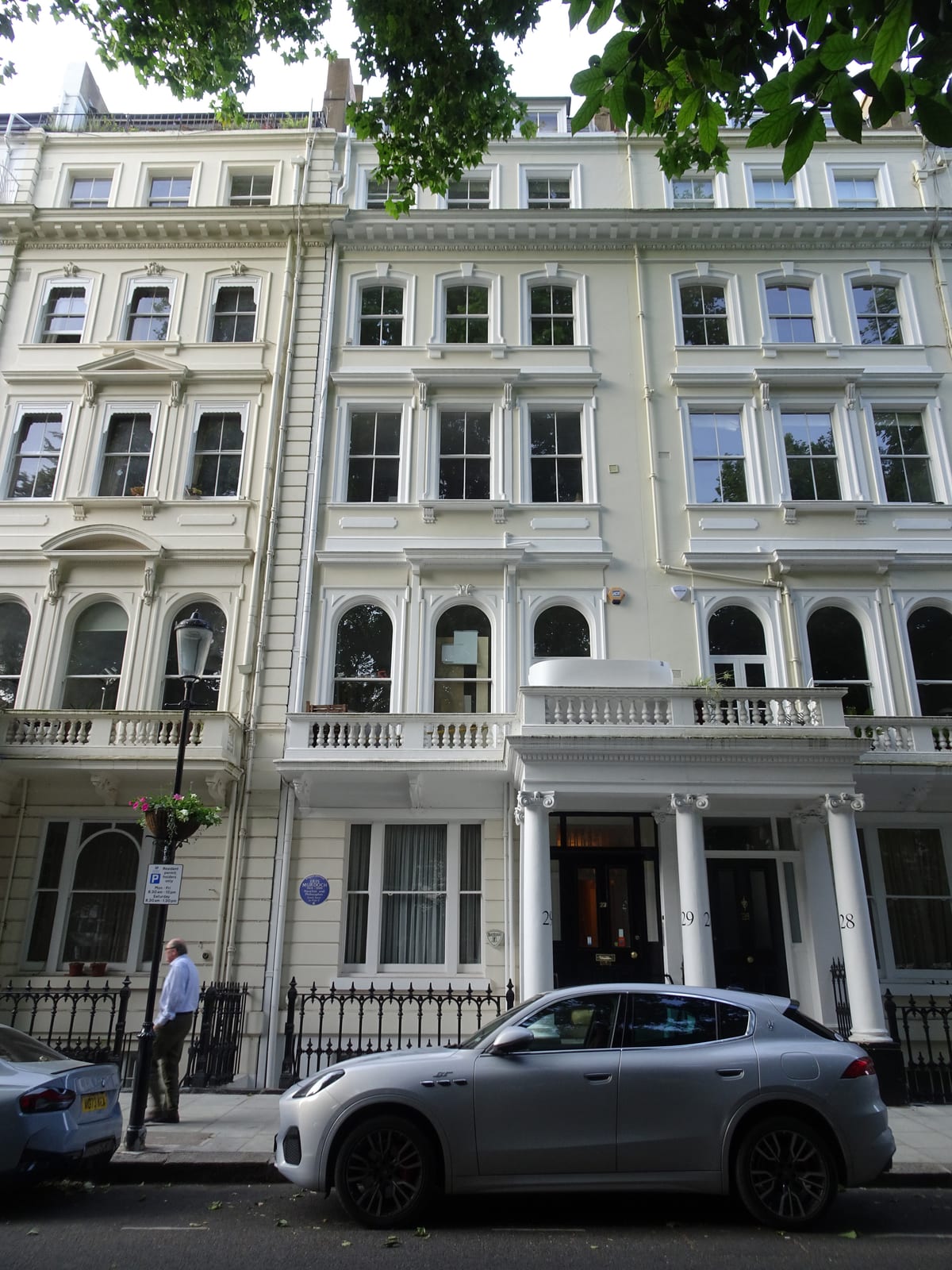 Portrait or photograph of Iris Murdoch: IRIS MURDOCH - 29 Cornwall Gardens South Kensington SW7 4AP