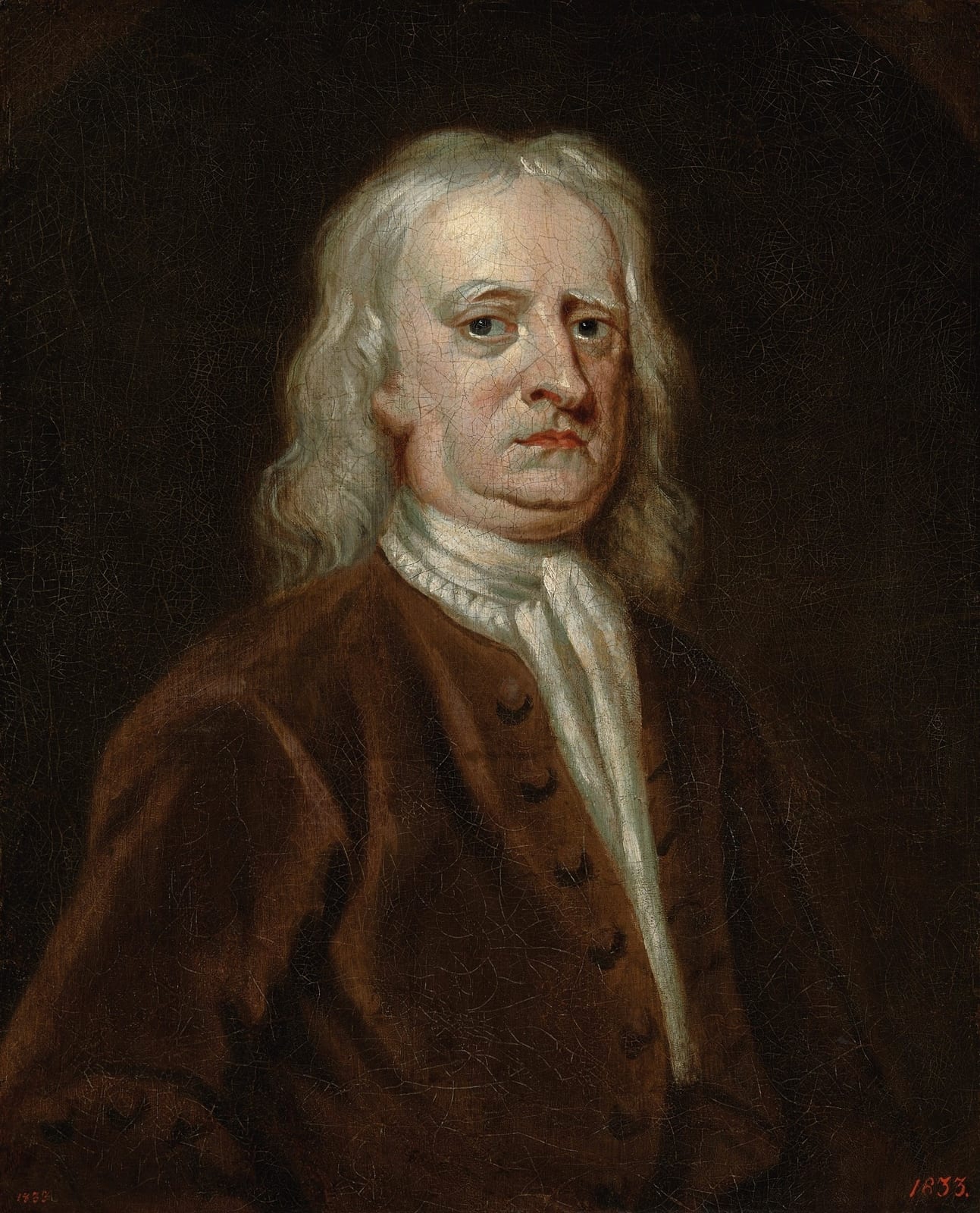 Portrait or photograph of Isaac Newton: Kneller Isaac Newton