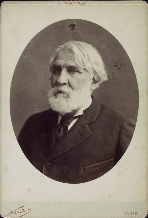 Portrait or photograph of Ivan Turgenev: Ivan Turgenev, classic Russian writer