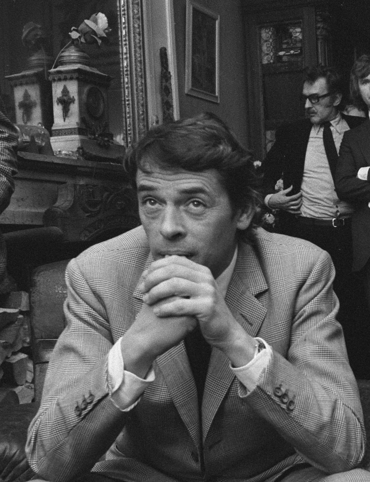Portrait or photograph of Jacques Brel: Jacques Brel in Baarn, Netherlands, 26 October 1971