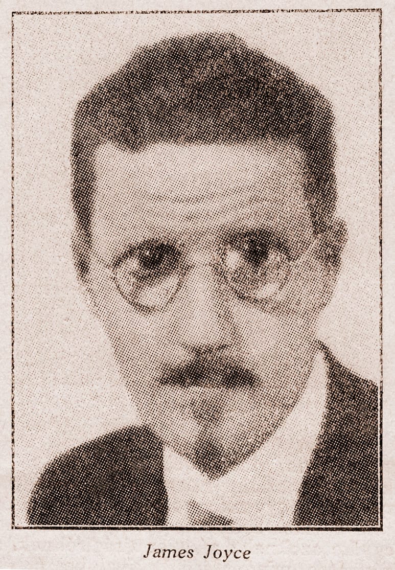 Portrait or photograph of James Joyce: Portrait of James Joyce, 1926.