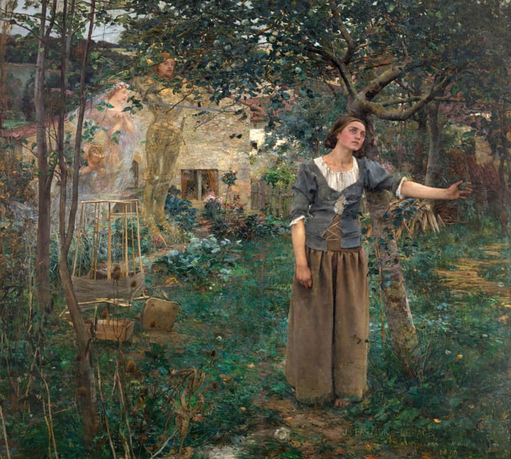 Portrait or photograph of Joan of Arc: When after the Franco-Prussian War of 1871, Joan of Arc 's homeland of Lorraine was once again held captive by invaders,