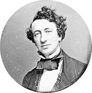 Portrait or photograph of John A. Macdonald: Daguerreotype of John A. Macdonald.