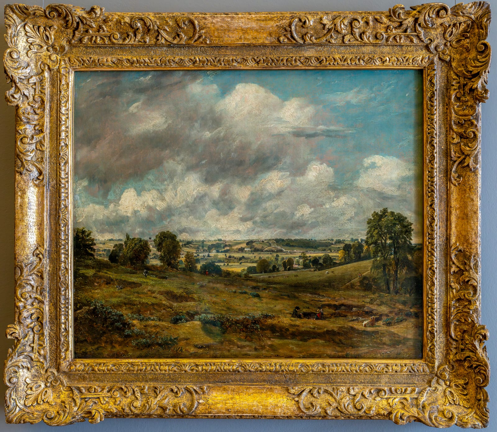 Portrait or photograph of John Constable: View of Dedham Vale from East Bergholt - John Constable
