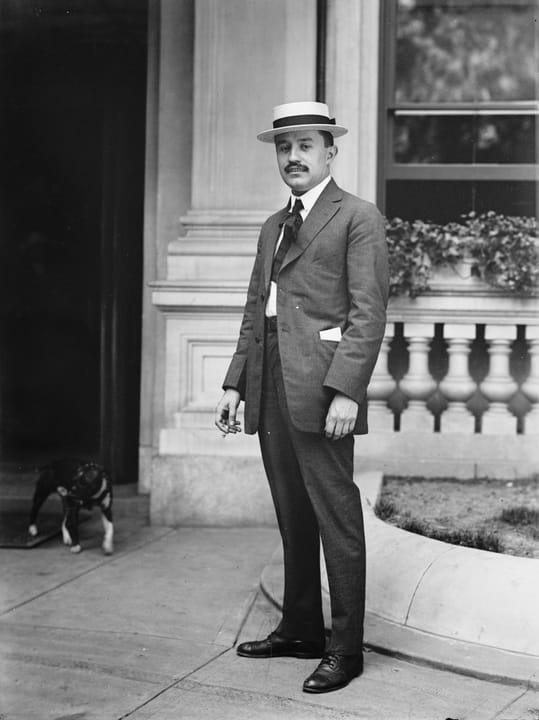 Portrait or photograph of Jose Vasconcelos: José Vasconcelos , Mexican writer, philosopher and politician.
