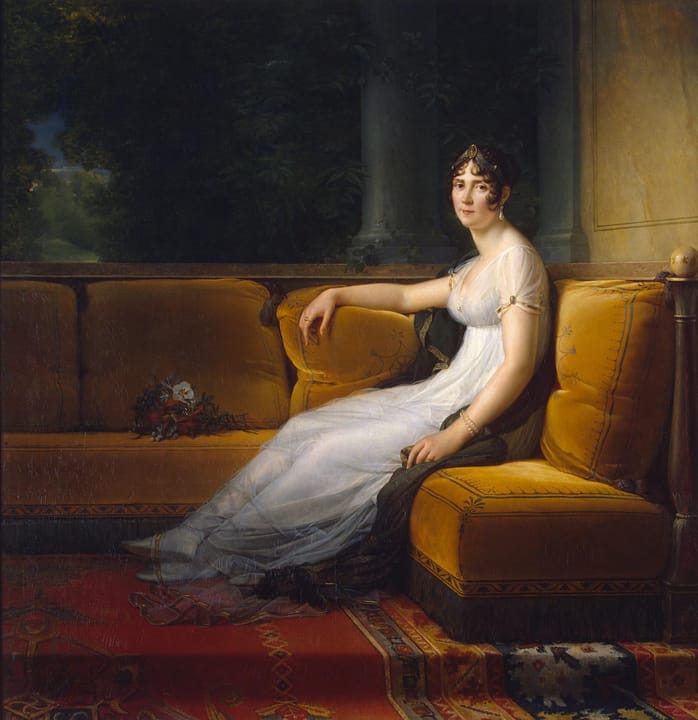 Portrait or photograph of Josephine de Beauharnais: Madame Bonaparte at Malmaison (Gérard)