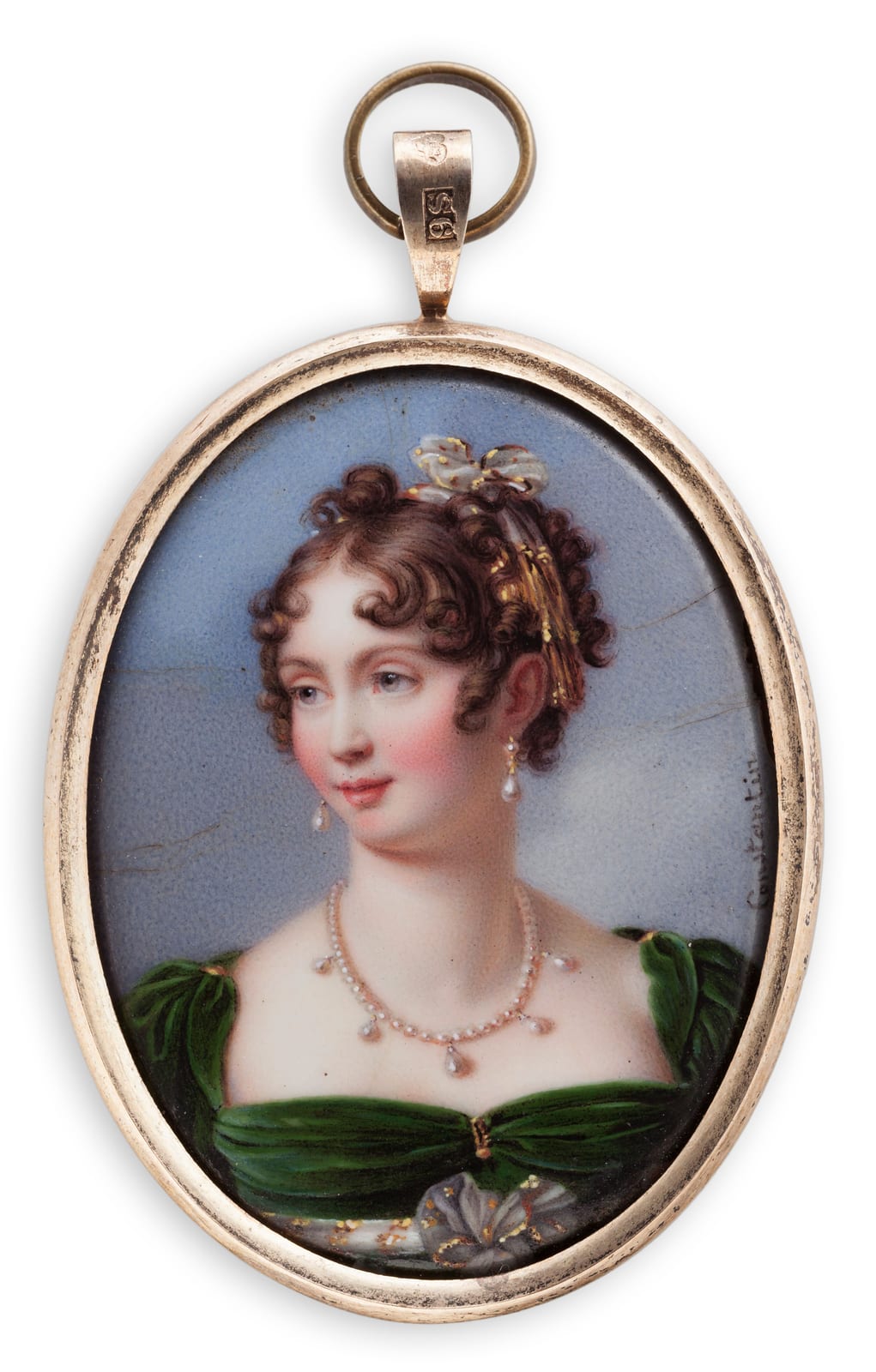 Portrait or photograph of Josephine de Beauharnais: Abraham Constantin - Josephine de Beauharnais - S 355 - Finnish National Gallery