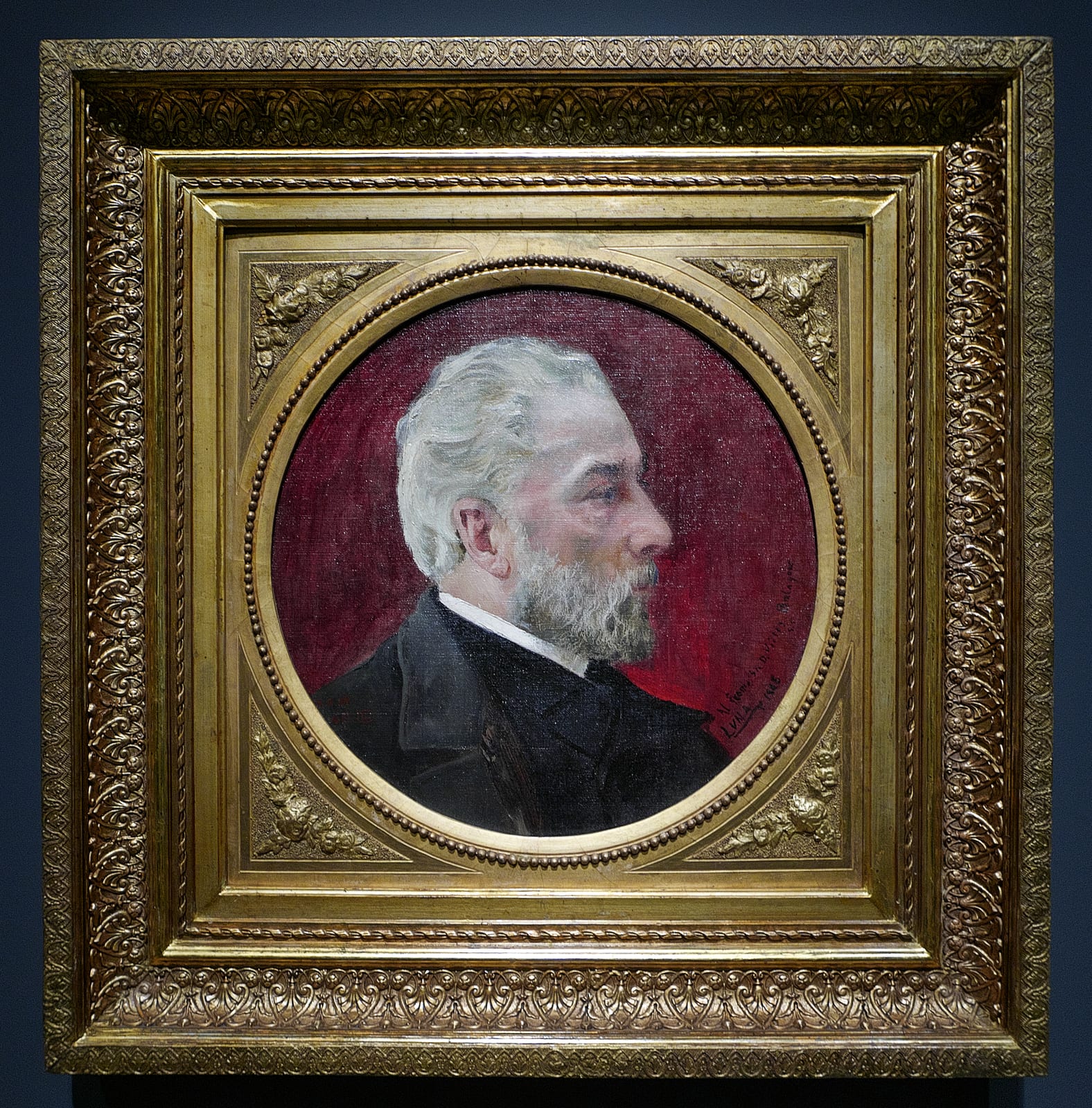 Portrait or photograph of Juan Luna: Museo del Prado . Retrato de Víctor Balaguer , ministro de Ultramar , óleo sobre lienzo de Juan Luna Novicio (1888), para e