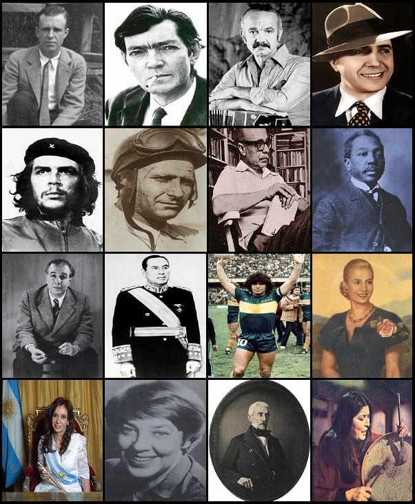 Portrait or photograph of Juan Manuel Fangio: Compilation of pictures of renowned Argentines from 19th, 20th and 21st Centuries - Adolfo Bioy Casares (journalis