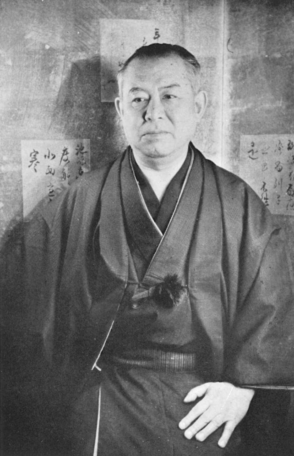 Portrait or photograph of Junichiro Tanizaki: Junichiro Tanizaki