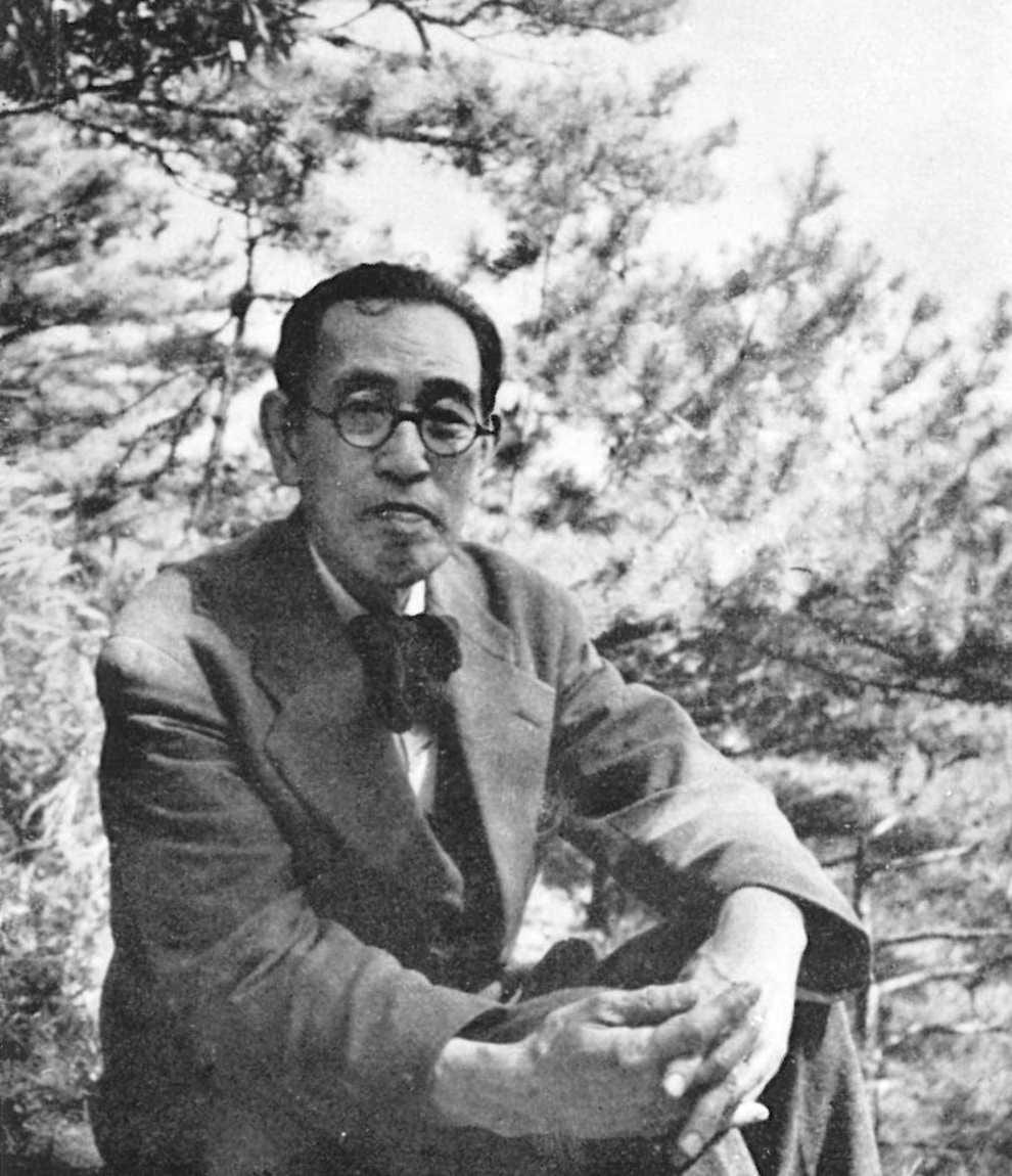 Portrait or photograph of Kafu Nagai: Kafu Nagai