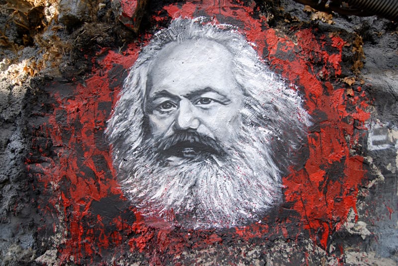 Portrait or photograph of Karl Marx: Karl Marx, painted portrait DDC2787