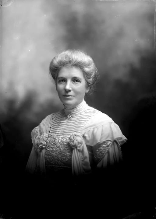Portrait or photograph of Kate Sheppard: Social reformer, suffragist, writer, and first president of National Council of Woman in New Zealand