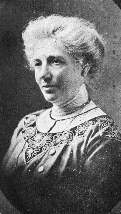 Portrait or photograph of Kate Sheppard: Kate Wilson Sheppard, circa 1914. Photographer unidentified. The above image is of Kate Wilson Sheppard (1848-1934) In
