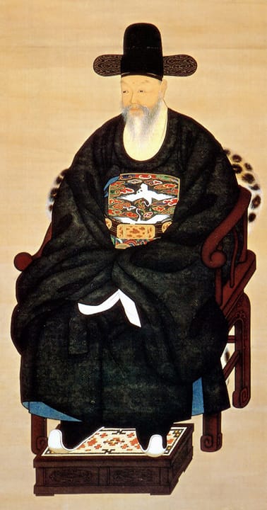 Portrait or photograph of Kim Jeong-hui: Portrait of Kim Jeong-hui