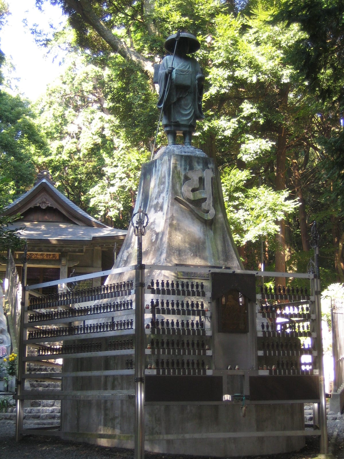 Portrait or photograph of Kukai: Zaikaji Temple (財賀寺), located at 3 Kan'nonzan, Zaika, Toyokawa , Aichi , Japan