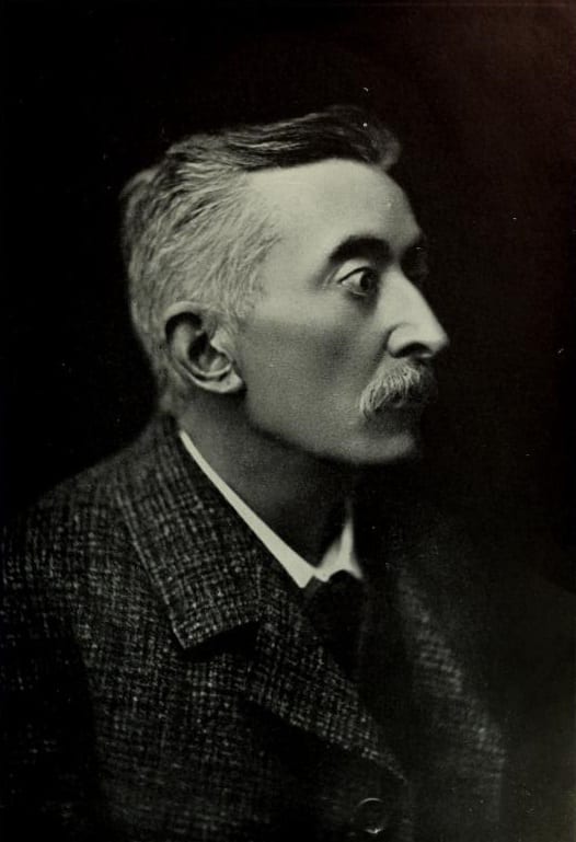 Portrait or photograph of Lafcadio Hearn: Portrait of Lafcadio Hearn