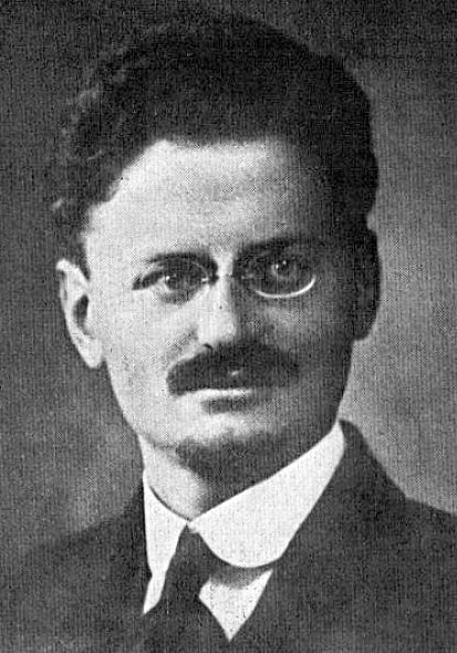 Portrait or photograph of Leon Trotsky: Leon Trotsky.