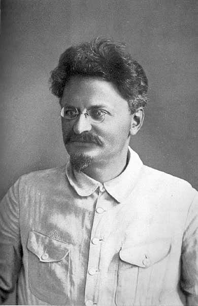 Portrait or photograph of Leon Trotsky: Portrait of Leon Trotsky.