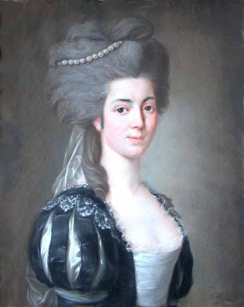 Portrait or photograph of Leonor de Almeida Portugal: Leonor de Almeida Portugal, Marquesa de Alorna en Viena en 1780.