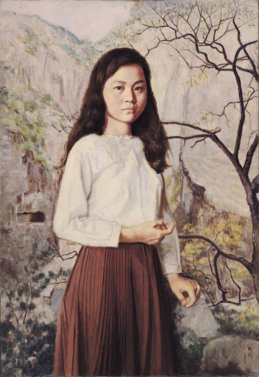 Memorial or place connected to Li Mei-shu: A Spring Landscape, by Li Mei-shu