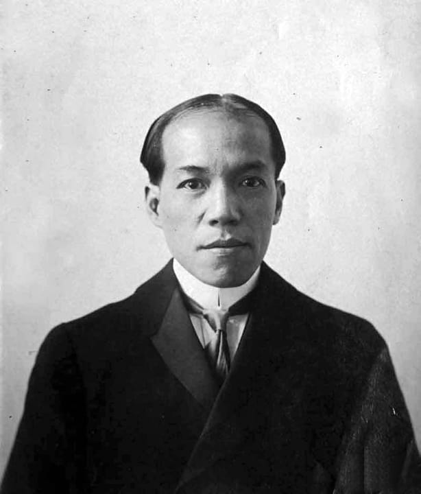 Portrait or photograph of Liang Qichao: Liang Qichao