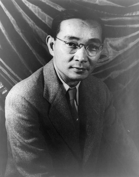 Portrait or photograph of Lin Yutang: Lin Yutang