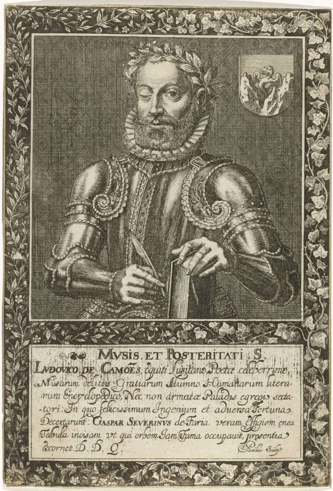 Image connected to Luis de Camoes: Identificatie Titel(s): Portret van Luis de Camões Objecttype: prent Objectnummer: RP-P-1964-507 Catalogusreferentie: Hollste