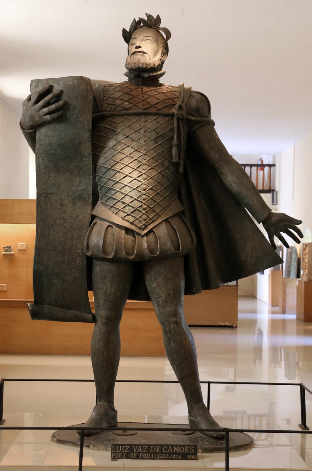 Image connected to Luis de Camoes: Collections of the Archaeological Museum and Portrait Gallery (Old Goa)