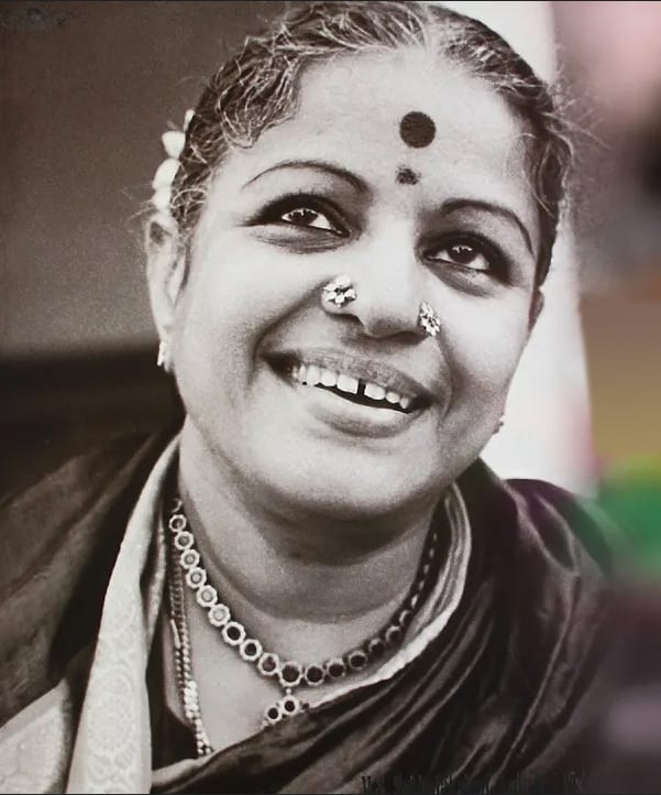 Portrait or photograph of M. S. Subbulakshmi: M. S. Subbulakshmi