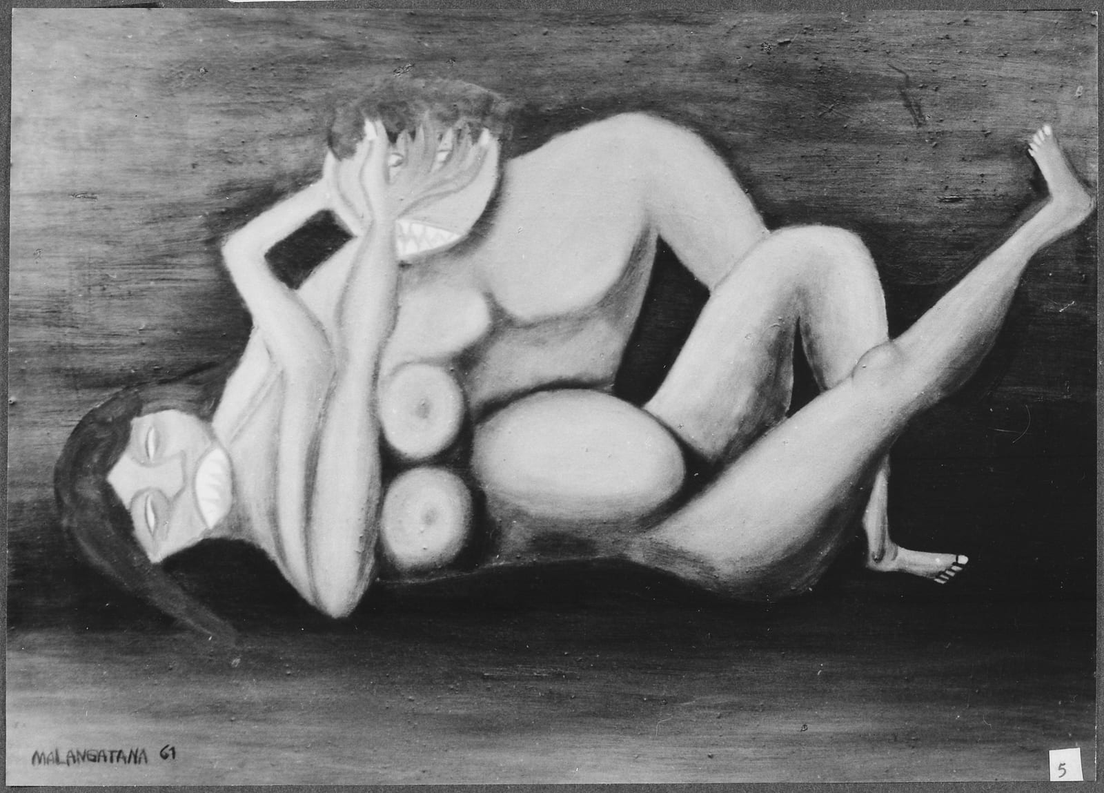Work or historical image connected to Malangatana Ngwenya: General notes: Oil