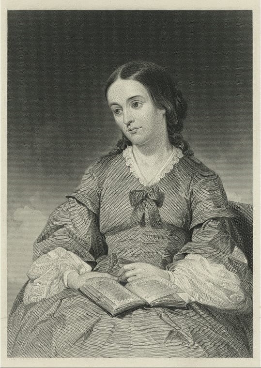 Portrait or photograph of Margaret Fuller: Sarah Margaret Fuller Ossoli (1810-1850) a journalist, critic and women's rights activist.