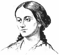 Portrait or photograph of Margaret Fuller: Portrait drawing of Sarah Margaret Fuller, Marchioness Ossoli.