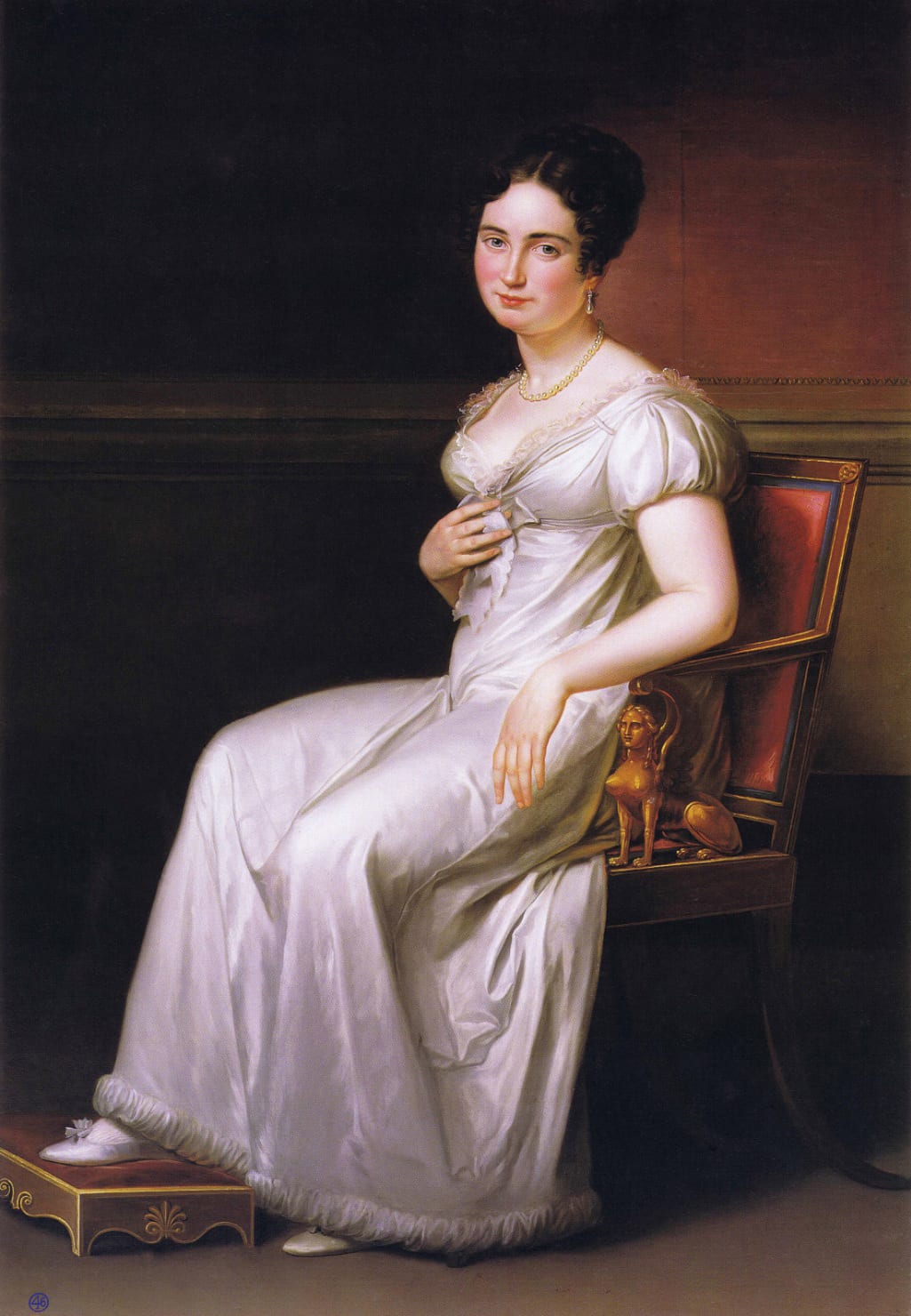 Image connected to Maria Izquierdo: JOSÉ DE MADRAZO Y AGUDO - María Sandalia de Acebal y Arratia(Colección particular, 1820)