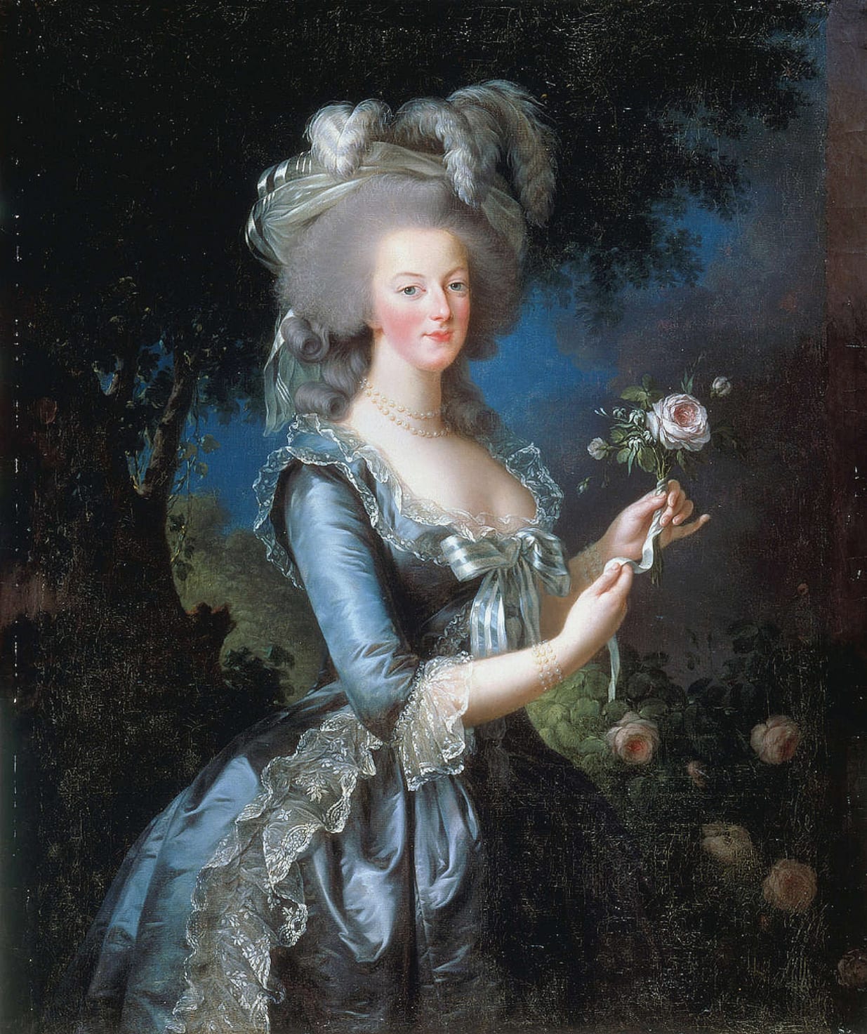Portrait or photograph of Marie Antoinette: Vigée-Lebrun Marie Antoinette 1783