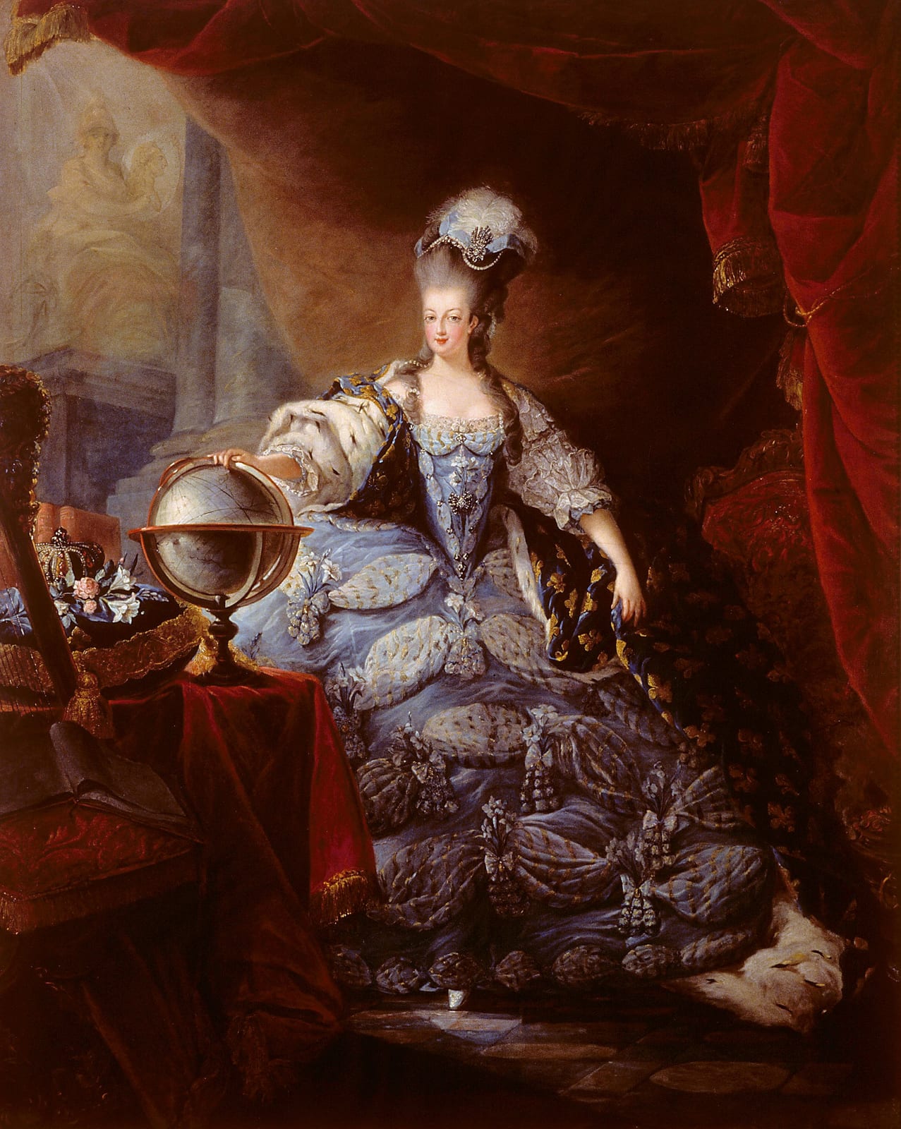 Portrait or photograph of Marie Antoinette: Gautier-Dagoty - Marie-Antoinette, 1775