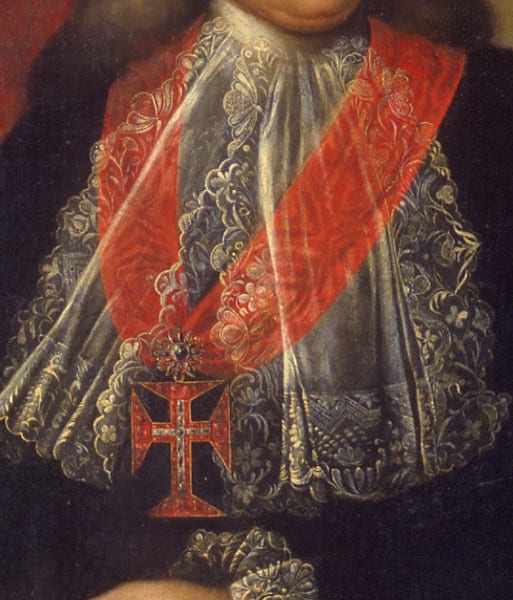 Portrait or photograph of Marques de Pombal: Detail of the painting The Marquis of Pombal , c. 1770, by Joana do Salitre. Currently in the Museum of Lisbon (Pim
