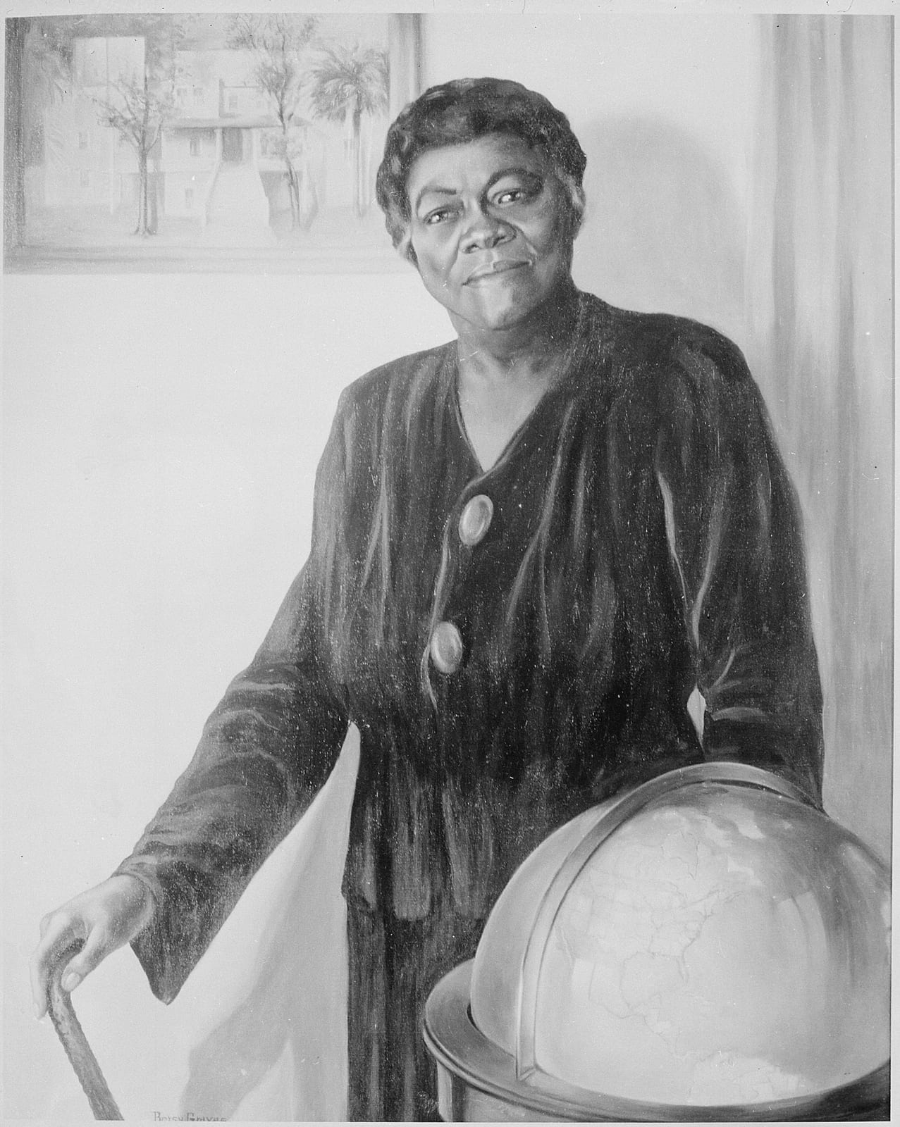 Portrait or photograph of Mary McLeod Bethune: General notes: Painting