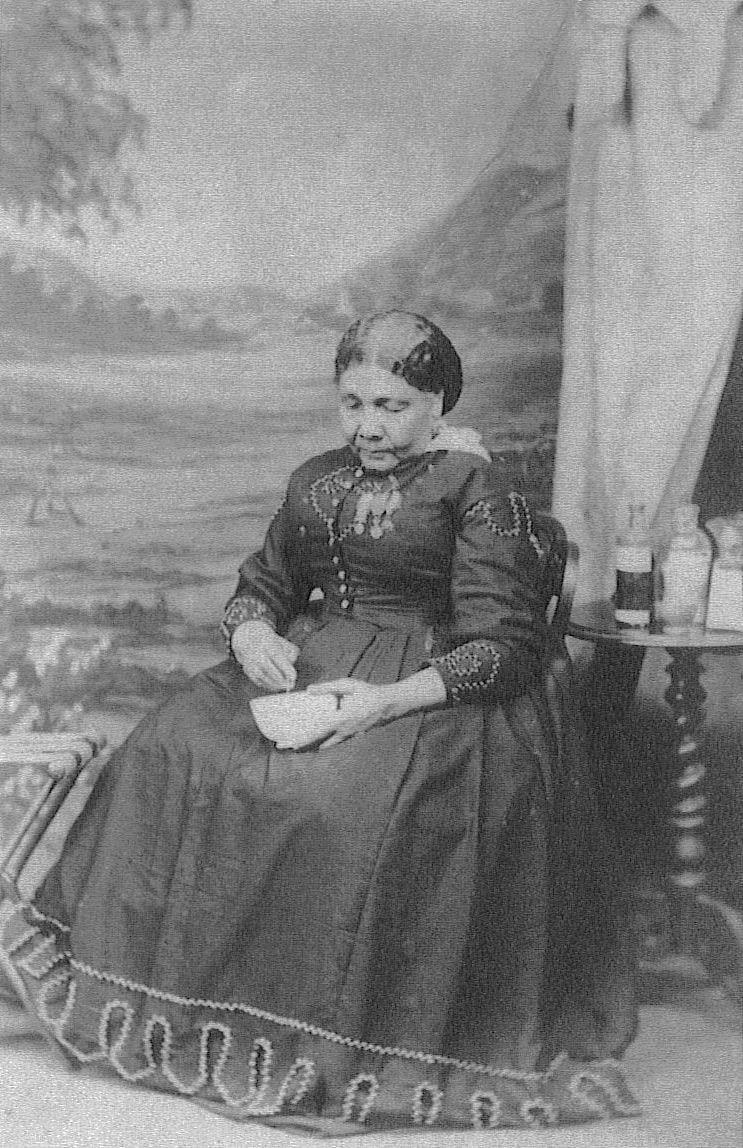 Portrait or photograph of Mary Seacole: One of only two known photographs of Mary Seacole (1805-1881), taken c.1873 by Maull & Company in London by an unkno