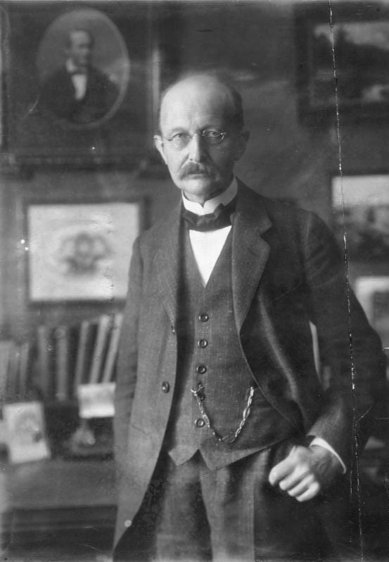 Portrait or photograph of Max Planck: For documentary purposes the German Federal Archive often retained the original image captions , which may be erroneous, b