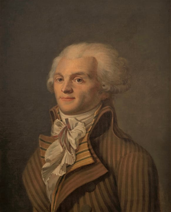 Portrait or photograph of Maximilien Robespierre: Portrait of Maximilien Robespierre (1758-1794)