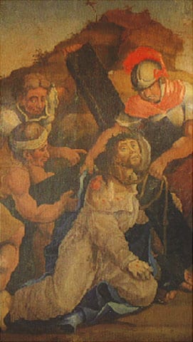 Portrait or photograph of Mestre Ataide: Manuel da Costa Ataíde - Cristo a Caminho do Calvário