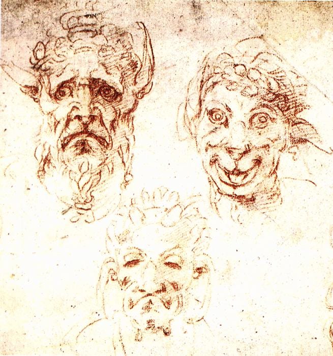Portrait or photograph of Michelangelo Buonarroti: Michelangelo Buonarroti - Studies - WGA15523