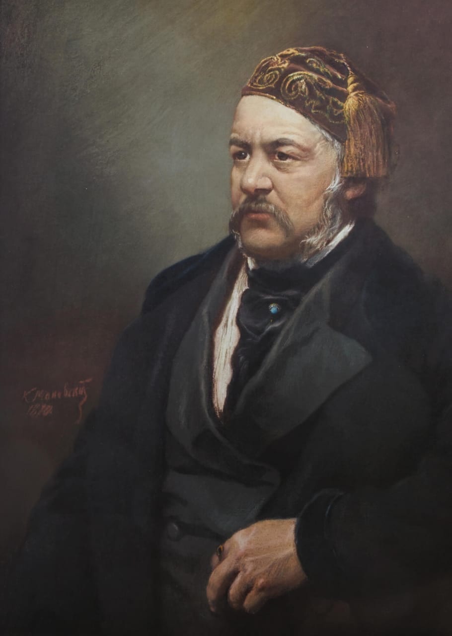 Portrait or photograph of Mikhail Glinka: Portrait of Mikhail Glinka by Konstantin Makovsky.