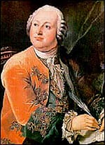 Portrait or photograph of Mikhail Lomonosov: Russian geographer