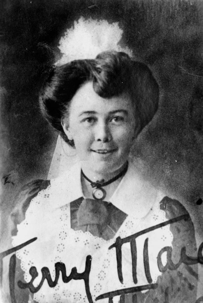 Portrait or photograph of Miles Franklin: Miles Franklin. Stella Maria Sarah Miles Franklin, a fifth-generation Australian, was born in 1879 on the grazing prop
