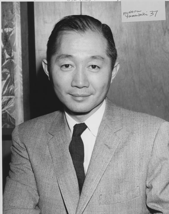 Portrait or photograph of Minoru Yamasaki: Item 202825 , Seattle Center Foundation Century 21 Photograph Collection (Record Series 7614-01), Seattle Municipal A