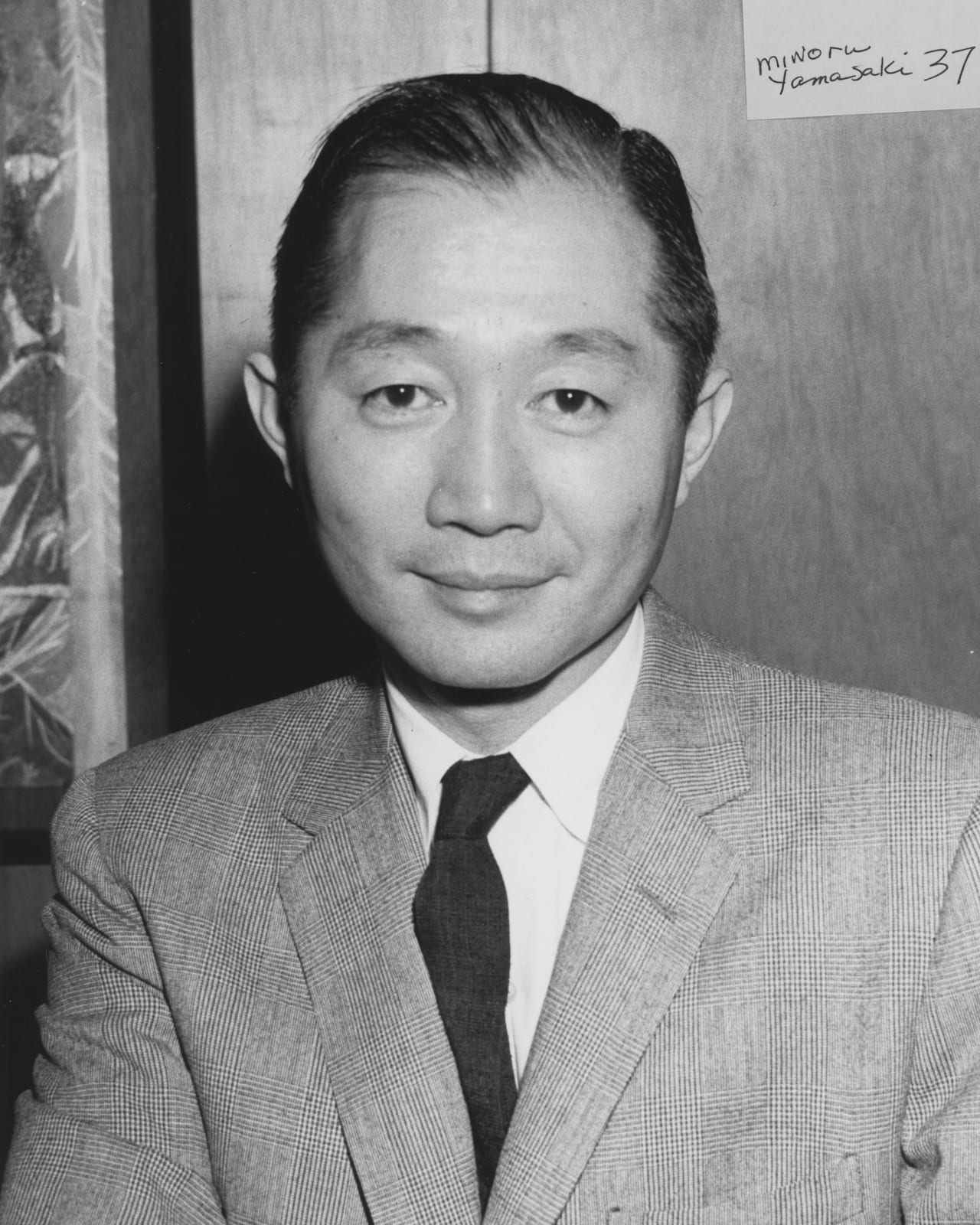 Portrait or photograph of Minoru Yamasaki: Item 202825 , Seattle Center Foundation Century 21 Photograph Collection (Record Series 7614-01), Seattle Municipal A